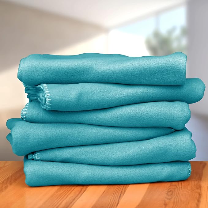 Fleece Throw Blanket Bulk Fleece Blankets Solid Lightweight Warm Soft Cozy - Image 2