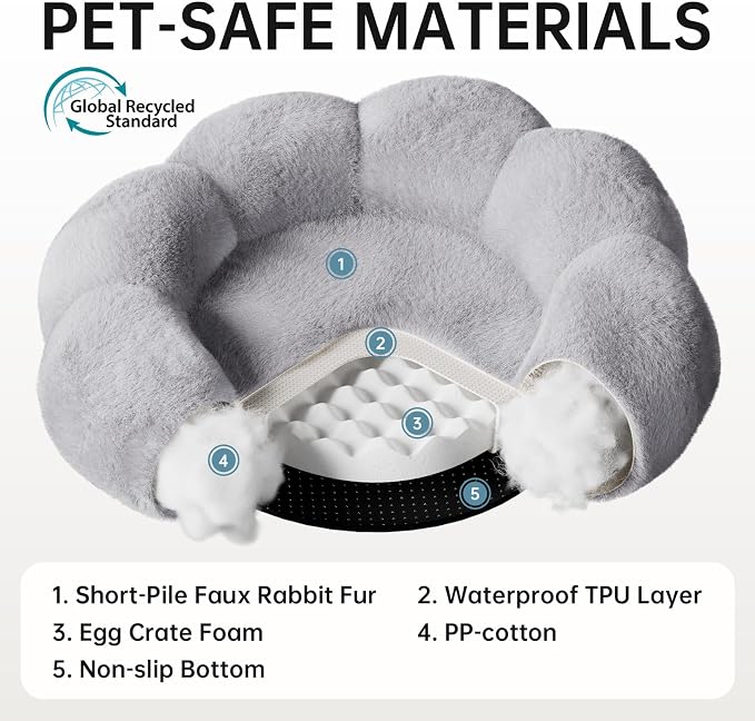 OhGeni 31 inches Calming Donut Orthopedic Dog & Cat Bed - Image 6