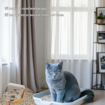 Premium Stainless Steel Cat Litter Scoop-Triple Guard Walls&Non-Stick Design - Image 4