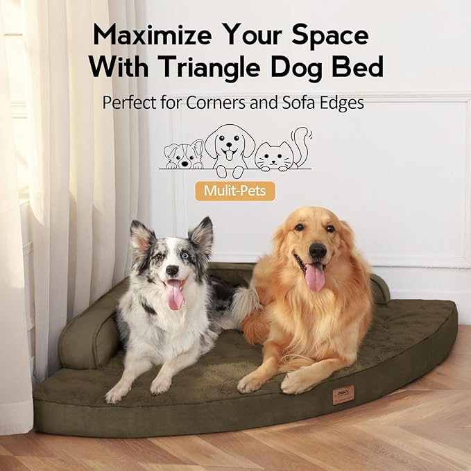 Large Orthopedic Dog Bed with Sides XXXL Dog Beds with Removable Washable Cover - Image 4