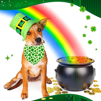 St. Patrick's Day Dog Bandana, 2 Pack Adjustable Holiday Party Pets Saint - Image 6