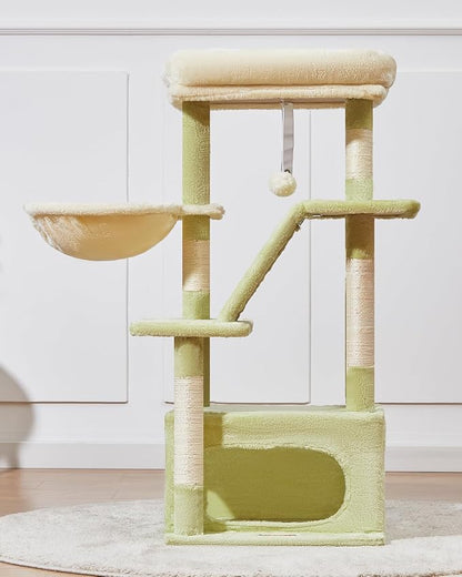 Taoqimiao Cat Tree, 38.5-Inch Cat Tower - Image 8