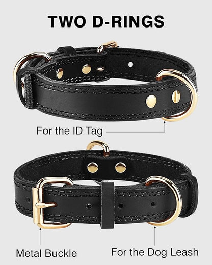 Joytale Genuine Leather Dog Collar - Image 3