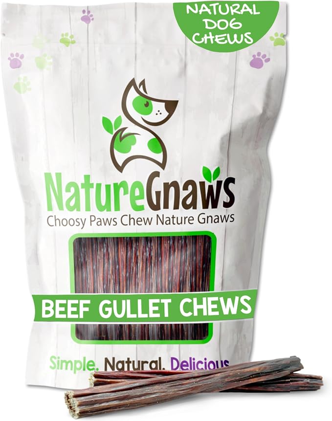 Nature Gnaws Beef Gullet Sticks by NatureGnaws