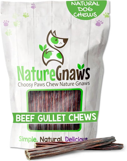 Nature Gnaws Beef Gullet Sticks by NatureGnaws