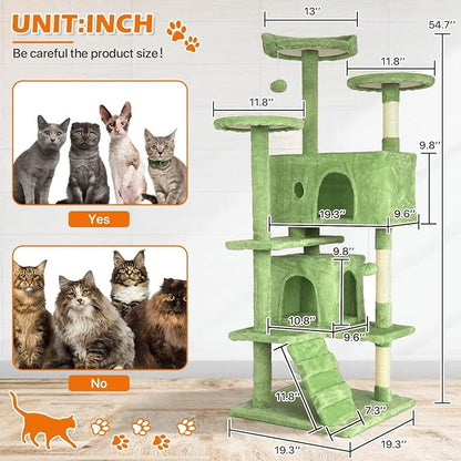 54” Cat Tree Tower for Indoor Cats - Image 2