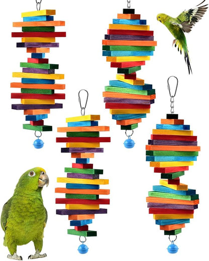 Bissap 4 PCS Bird Chew Toys by Bissap