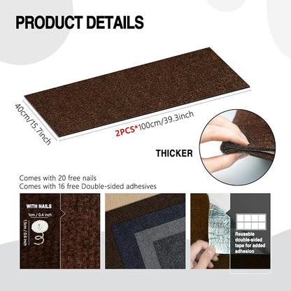 2Pack Total 78.7"x15.8" Cat Scratch Mat - Image 2
