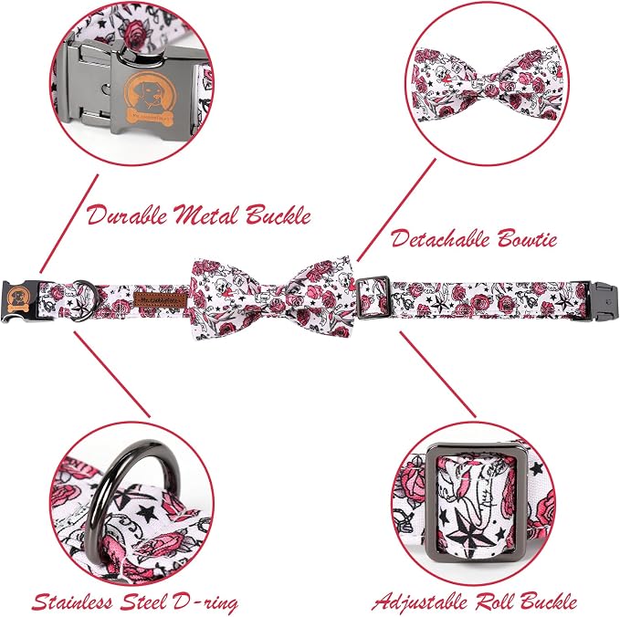 MR. CHUBBYFACE Valentine's Dog Collar - Image 3