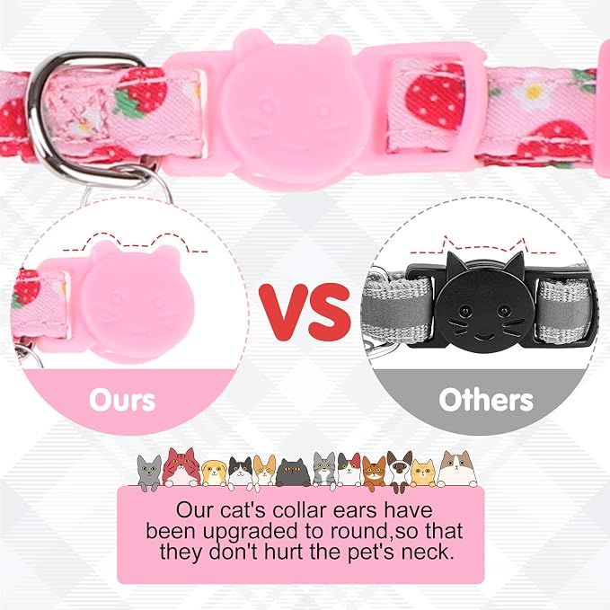 Breakaway Cat Collars with Bell & Cute Pendants - Image 4