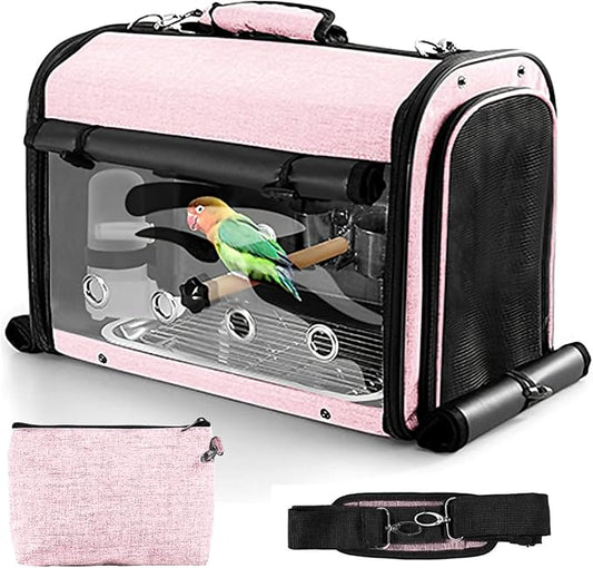 Sanmoncare Bird Carrier Bag Cockatiel Travel Cage by Sanmoncare