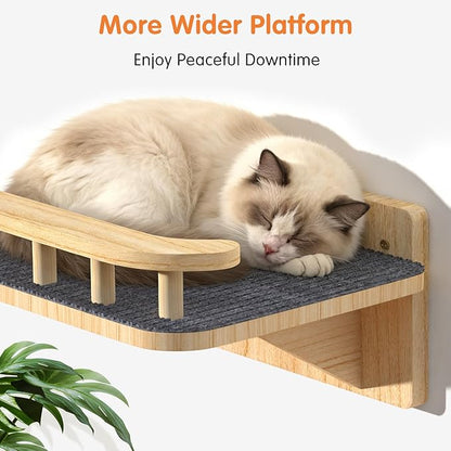 Cat Wall Shelves with 3 Steps, Floating Cat Shelves - Image 6