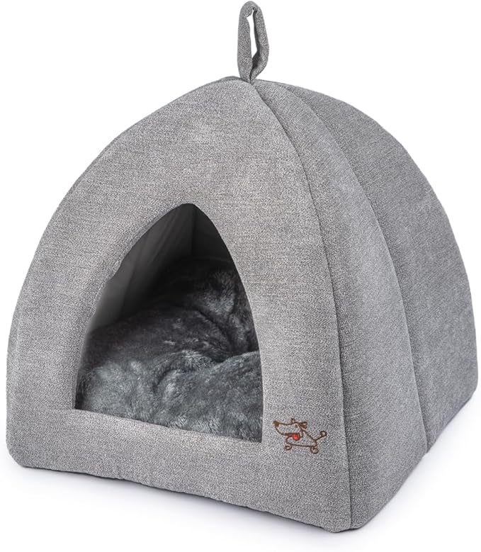Best Pet Supplies Dog House Bed Crate Mat Tent Indoor Round Soft Plush by BestPetSuppliesLLC