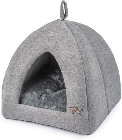 Best Pet Supplies Dog House Bed Crate Mat Tent Indoor Round Soft Plush by BestPetSuppliesLLC
