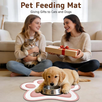 Dog Food Mat for Bowls, Absorbent Quick Dry Dog Cat Mats for Food and Water - Image 8