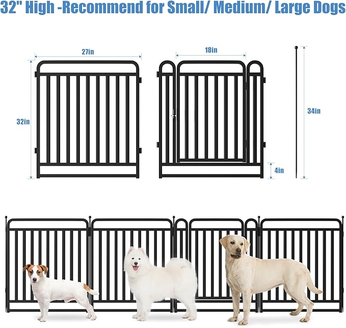 New Thickened Version Dog Playpen, 32 Inch Dog Fences - Image 2