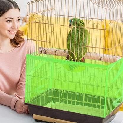 Daoeny Large Bird Cage Cover, Bird Cage Seed Catcher, Adjustable Soft Airy - Image 5