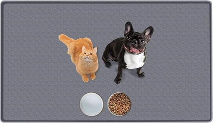 Cat Food Mat, Floor Protection by Bartuke