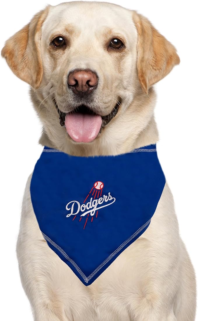 Pets First MLB Los Angeles Dodgers TIE Bandana, Large/X-Large. Dog Bandana - Image 5