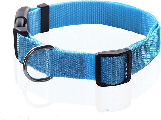 Adjustable Nylon Dog Collar, pet Collar 1 Inch 3/4 Inch 5/8 Inch Wide, - Image 2