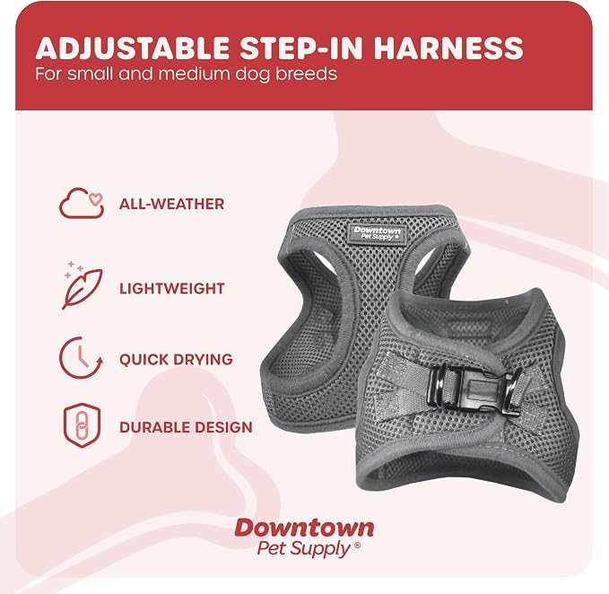 Downtown Pet Supply Step-in Dog Harness – No Pull, Adjustable Padded Mesh - Image 3