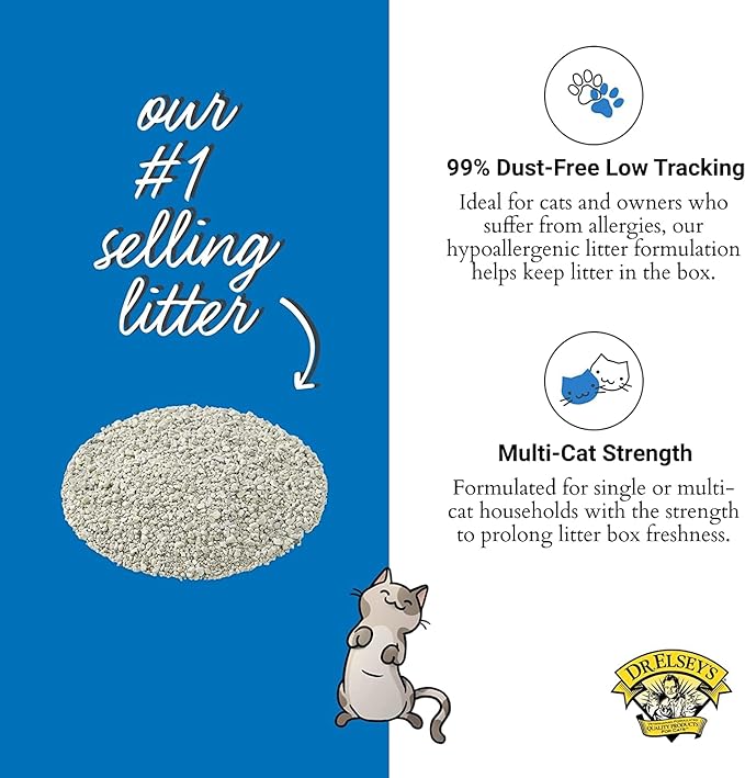 Dr. Elsey's Ultra Unscented Clumping Clay Cat Litter 18 lb Bag - Image 7