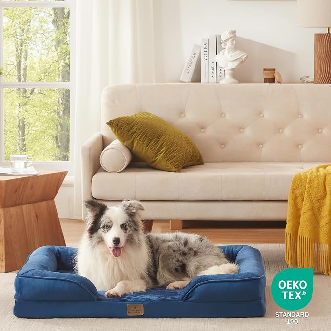 Bedfolks Orthopedic Dog Bed, Big Waterproof Dog Sofa Bed - Image 8