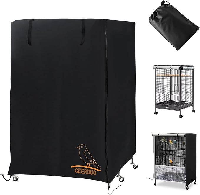 Bird Cage Cover, 600D Universal Pet Cage Cover - Image 2