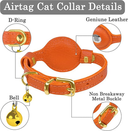 OOPSDOGGY Leather AirTag Cat Collar - Image 3