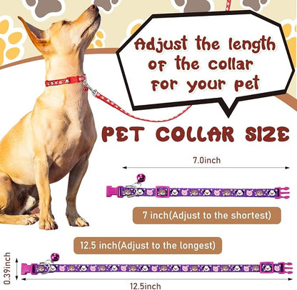Amylove 48 Pcs Dog Collar and Leash Set, Polypropylene Adjustable Puppy Collars - Image 2