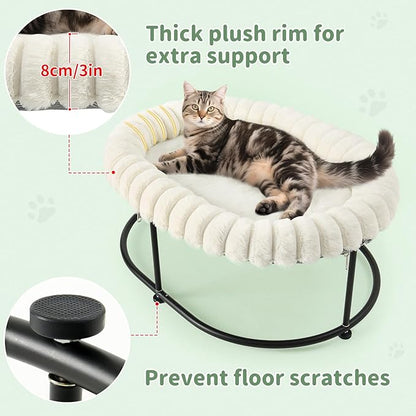 Sunhoo Elevated Cat Bed for Indoor Cats Raised Kitten Hammock Large High Puppy - Image 6