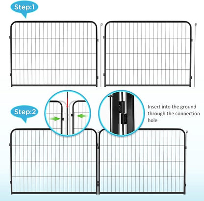 BestPet | Dog Playpen | 32 Inch, 12 Panels | Heavy Duty Metal Pet Exercise Pen - Image 5
