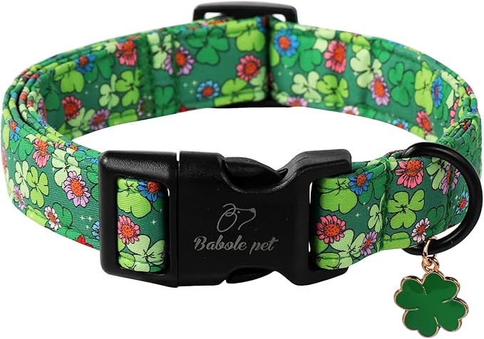 St Patricks Day Dog Collar for Small Dogs by Babolepet