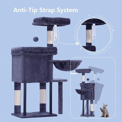 Hey-brother Cat Tree Tower, Scratching Posts - Image 7