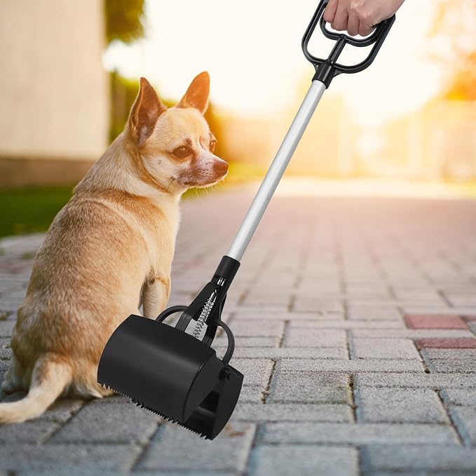 Pet Poop Picker with Long Handle, Portable Pet Waste Cleaning Tool - Image 5