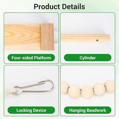 Chicken Swing, Easy Install Chicken Perch, Fun Poultry Toys - Image 4