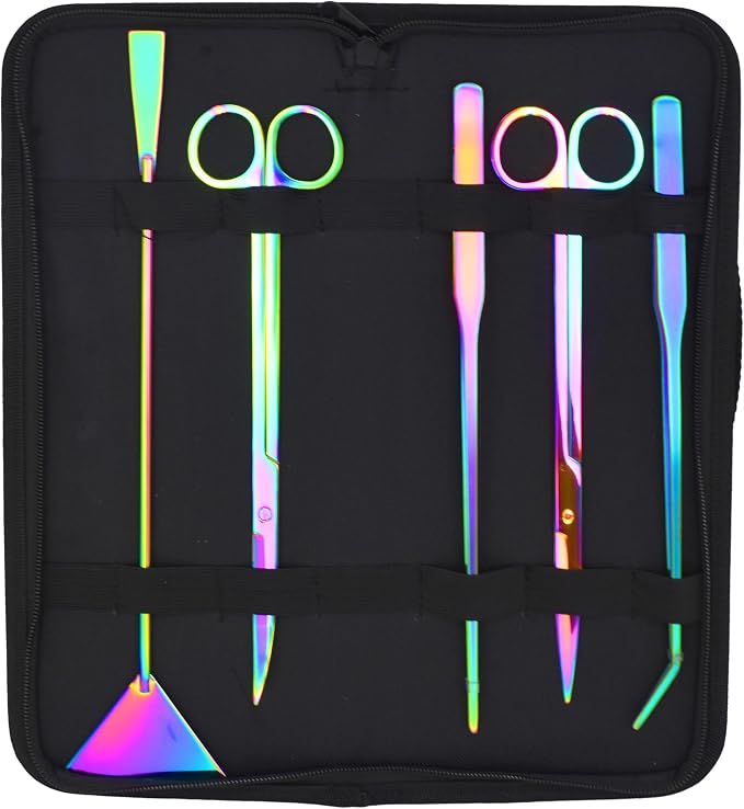 Mandala Crafts Rainbow Stainless Steel Aquascaping Tools Kit – Aquarium Plant - Image 4