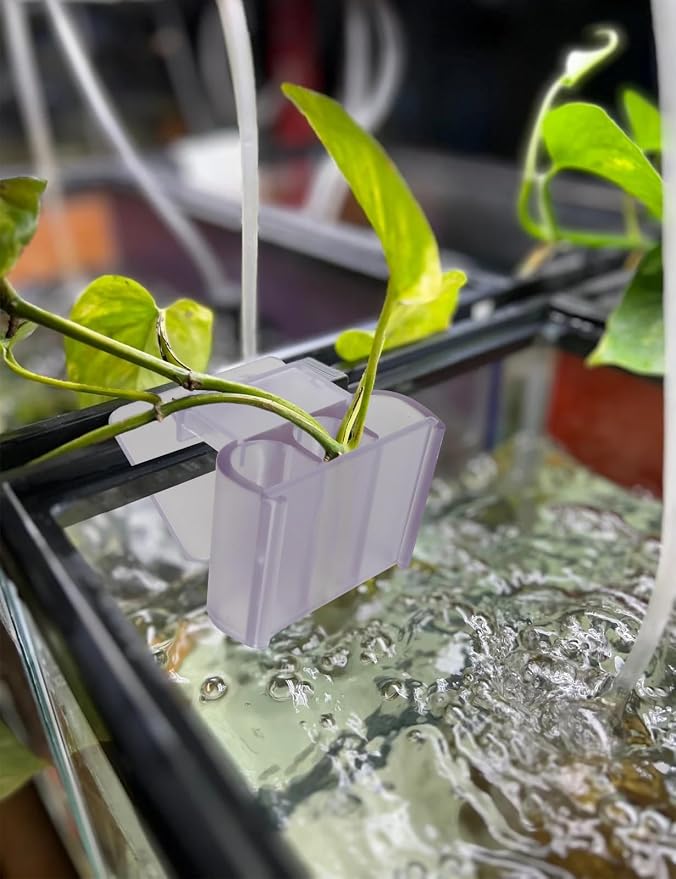 4 Pk Upgraded Aquarium Plant Holder, 3-Hole Hanging Aquarium Plant Holder - Image 7