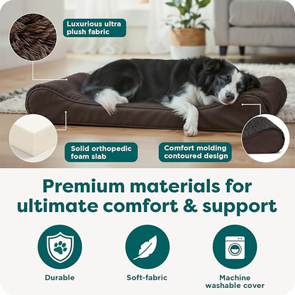 Furhaven Orthopedic Dog Bed for Large/Medium Dogs w/ Removable Washable Cover - Image 5