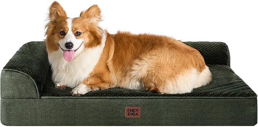 EHEYCIGA Large Dog Bed Memory Foam by EHEYCIGA