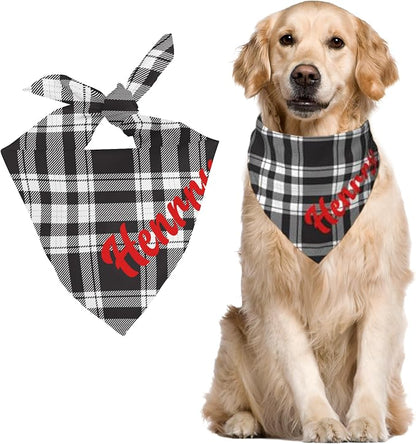 Custom Pet Scarf Personalized Dog Bandana by DOREALA