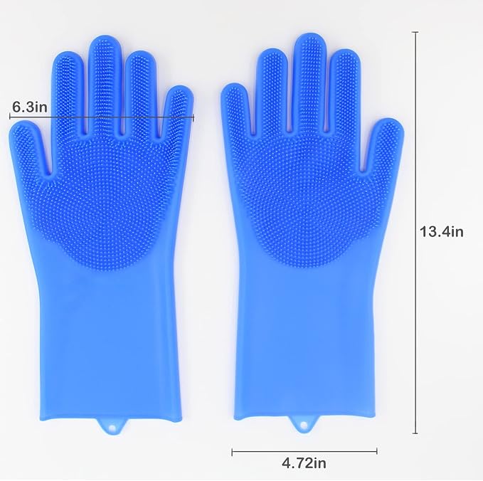 Pet Grooming Gloves, Dog Washing Gloves - Image 8