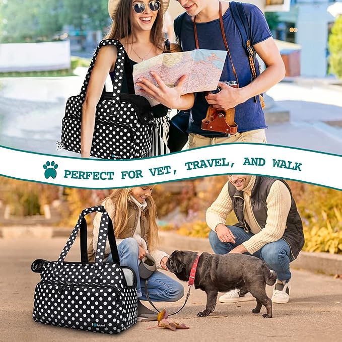 PetAmi Small Dog Purse Carrier, Soft-Sided Pet Carrier Bag - Image 7