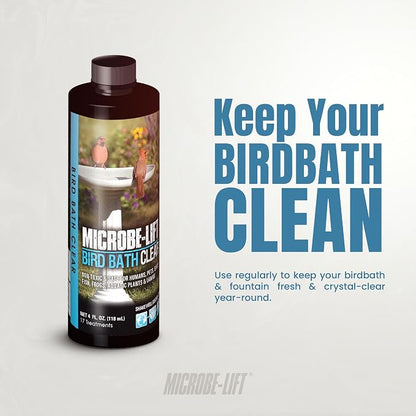 Microbe-Lift Bird Bath Clear Two-in-One Water Cleaner – 4 Oz – Safe - Image 6