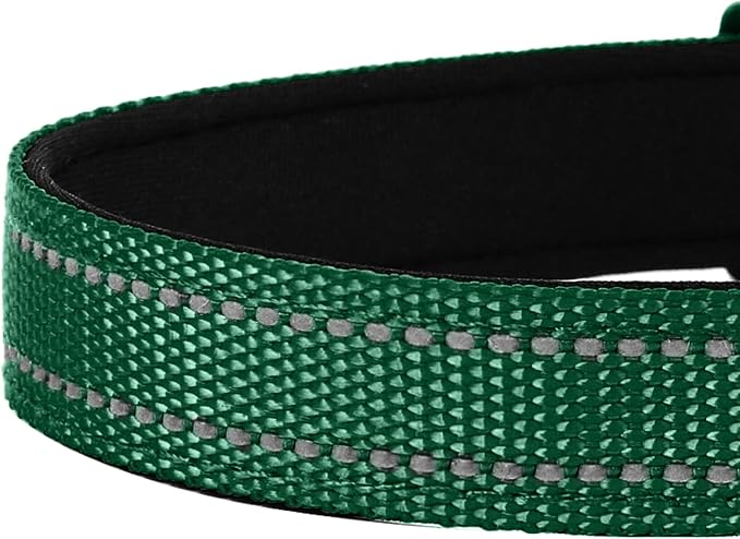 Reflective Dog Collar, Adjustable Soft Neoprene Padded Nylon Pet Collars - Image 5