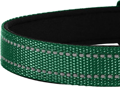 Reflective Dog Collar, Adjustable Soft Neoprene Padded Nylon Pet Collars - Image 5