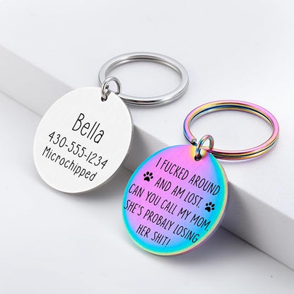 Funny Personalized Dog Tag, Customized Dog Collar - Image 3