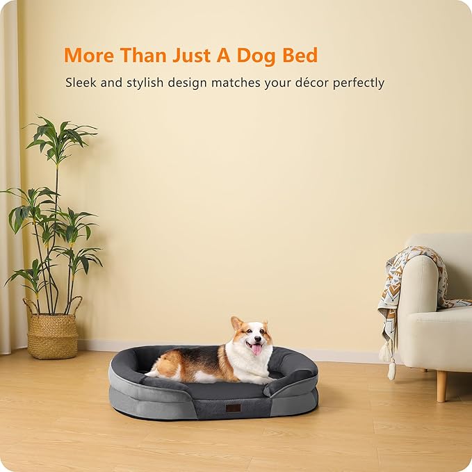 Dwanton Orthopedic Dog Bed for Medium Dogs - Image 9