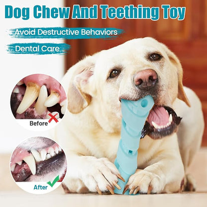 Interactive Dog Puzzle Toy for Boredom, Rubber Chew Toy Teething Toy to Keep - Image 3