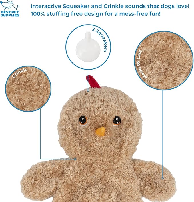 Best Pet Supplies Interactive Squeaky Dog Chew Toy, Ideal Dog Toys - Image 3